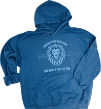 Lion Head “Such A Time as This”  Indigo Hoodie