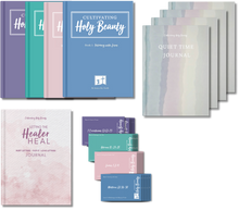 BUY THE MEGA BUNDLE & SAVE! All 4 books by Cultivating Holy Beauty, 4 Quiet Time Journals, 1 HURT Journal, and Memory Verse Packs