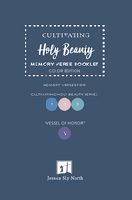 Memory Verse BOOKLET for Cultivating Holy Beauty  ONLY ON AMAZON