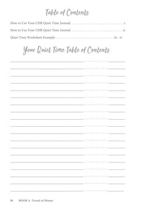 Cultivating Holy Beauty Quiet Time Journal Set for Part 1 CHB Series