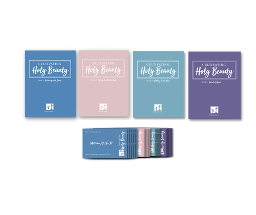 BUY THE PACKAGE AND SAVE! Cultivating Holy Beauty Set w/ Memory Verse Pack