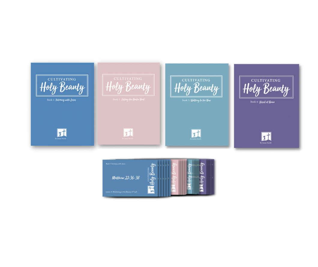 BUY THE PACKAGE AND SAVE! Cultivating Holy Beauty Set w/ Memory Verse Pack